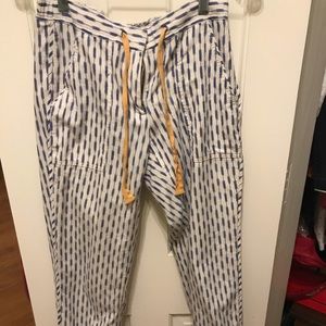 Jcrew relaxed fit printed pants